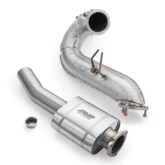 Downpipe Audi A8 D5 3.0 TDI 286 KM z tłumikiem osłona termiczna 76 mm największy sklep tuningowy w Polsce!