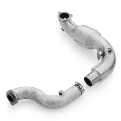 Downpipe Mercedes-AMG A35 W177 4MATIC GPF OFF + katalizator HJS MS 100 cpsi największy sklep tuningowy w Polsce!
