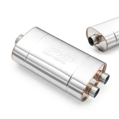 Uniwersalny tłumik E004 400mm 60mm / 2,36 cala (+ przetłoczenie) RM Motors największy sklep tuningowy w Polsce!