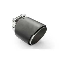 Końcówka wydechu carbon 114mm montaż 76mm (3 cala) matowa RM Motors największy sklep tuningowy w Polsce!