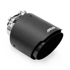 Końcówka wydechu carbon 114 mm montaż 76 mm (3 cala) matowa RM Motors największy sklep tuningowy w Polsce!
