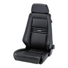 Fotel sportowy RECARO Specialist rozmiar S (LX/F) Sztuczna skóra w kolorze czarnym największy sklep tuningowy w Polsce!