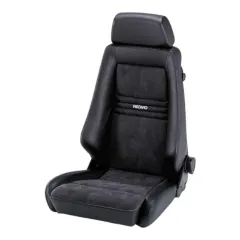 Fotel sportowy RECARO Specialist rozmiar S (LX/F) Artista black / Sztuczna skóra w kolorze czarnym największy sklep tuningowy w Polsce!
