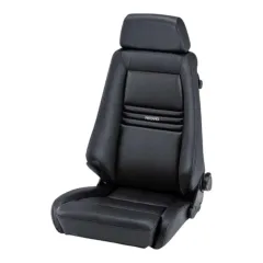 Fotel sportowy RECARO Specialist rozmiar L (LX/X) Sztuczna skóra w kolorze czarnym największy sklep tuningowy w Polsce!