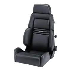 Fotel sportowy RECARO Expert rozmiar S (LT/F) Sztuczna skóra w kolorze czarnym największy sklep tuningowy w Polsce!