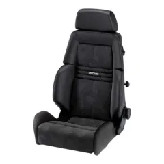 Fotel sportowy RECARO Expert rozmiar L (LT/X) Artista black / Sztuczna skóra w kolorze czarnym największy sklep tuningowy w Polsce!