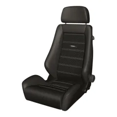 Fotel sportowy RECARO Classic LX Czarna skóra / Cord największy sklep tuningowy w Polsce!