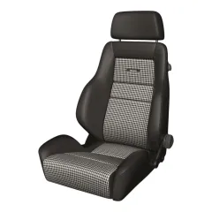 Fotel sportowy RECARO Classic LS Czarna skóra / Pepita największy sklep tuningowy w Polsce!