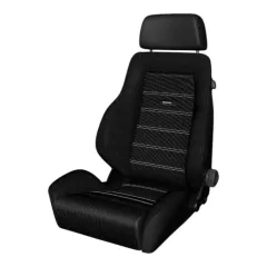 Fotel sportowy RECARO Classic LS Czarna skóra / Cord największy sklep tuningowy w Polsce!