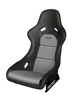 Fotel sportowy RECARO Classic Pole Position (ABE) Czarna skóra / Pepita największy sklep tuningowy w Polsce!