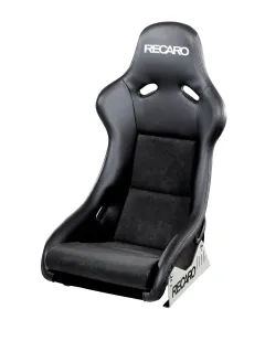 Fotel sportowy RECARO Pole Position (ABE) Sztuczna skóra w kolorze czarnym / Dinamica black największy sklep tuningowy w Polsce!