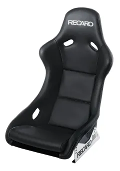 Fotel sportowy RECARO Pole Position (ABE) Sztuczna skóra w kolorze czarnym największy sklep tuningowy w Polsce!