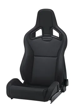 Fotel sportowy RECARO Sportster CS Czarna skóra Lewy największy sklep tuningowy w Polsce!