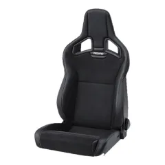 Fotel sportowy RECARO Cross Sportster CS Czarna skóra / Dinamica black +SRS/SAB podgrzewany Lewy największy sklep tuningowy w Polsce!