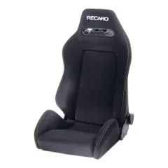 Fotel sportowy RECARO Speed Czarny welur Speed, przeszycia srebrną nicią największy sklep tuningowy w Polsce!