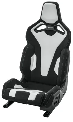 Fotel sportowy RECARO Sport C Biała skóra / Dinamica black Lewy największy sklep tuningowy w Polsce!