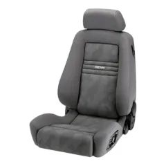 Fotel sportowy RECARO Ergomed E Clima Artista Grey / Nardo Grey +SRS/SAB Lewy największy sklep tuningowy w Polsce!