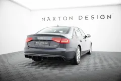 Dokładka Tylna Audi A4 B8 Facelift (Wersja z podwójnymi wydechami z dwóch stron) Maxton OUTLET największy sklep tuningowy w Polsce!