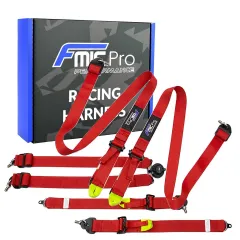 Pasy sportowe FMIC Pro FIA 2031 8853-2016 6-punktowe 2"x 2" Czerwone największy sklep tuningowy w Polsce!