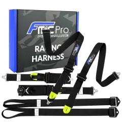 Pasy sportowe typu Formula FMIC Pro FIA 2031 8853-2016 6-punktowe 2"x 2" Czarne największy sklep tuningowy w Polsce!
