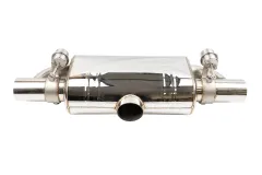 Tłumik z Przepustnicami TurboWorks 3" największy sklep tuningowy w Polsce!