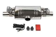 Tłumik z Przepustnicami TurboWorks 3" + Sterownik największy sklep tuningowy w Polsce!